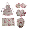 9 Piece Kitchen Apron Set Model Soroush