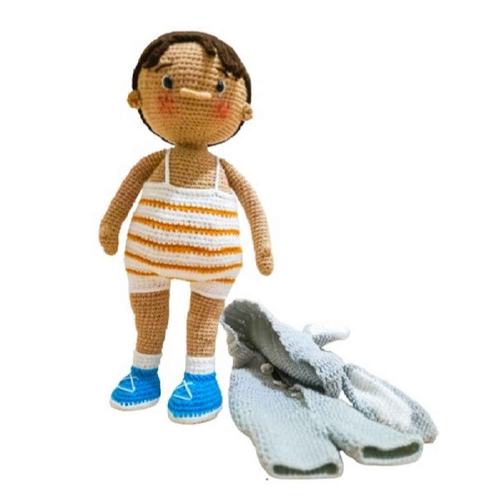 Amigurumi Handmade Crochet Doll – Simon Model Soft Plush