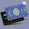 Persian Credit Card Sticker – Blue Pattern