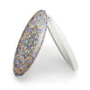 Portable Pocket Mirror with Persian Inspired Kaveh Design