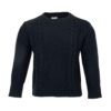 Baby Black Knitted Sweater Model Winter