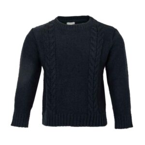 Baby Black Knitted Sweater Model Winter