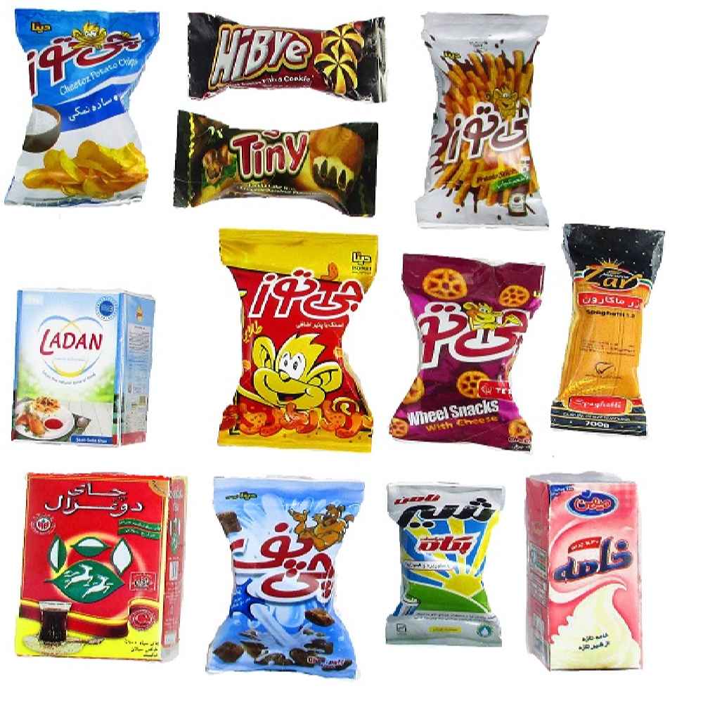 12 Pcs Persian Fridge Magnets – Snacks Model