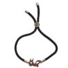 Minimalist Persian String Silver Bracelet – Black Janan Design