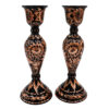 Engraved Persian Copper Mirror Frame & Candlesticks Set – Arsh Design
