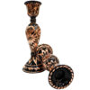 Engraved Persian Copper Mirror Frame & Candlesticks Set – Arsh Design