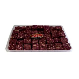Lokum Turkish Delight with Walnut & Rose Petal – 400g