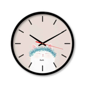 Fantasy Modern Print Desk Clock Model Cute Cat