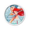 Fantasy Modern Print Desk Clock Model Romantic