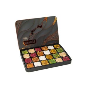 Lokum Turkish Delight with Saffron & Persian Nuts – 600g