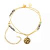 Golden Chain Ankle Bracelet Model Papital
