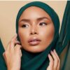 Green Chiffon Shayla Hijab for Muslim Women