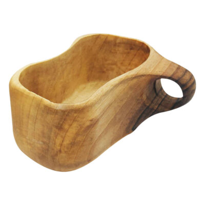 Rustic Wooden Cup - Handcrafted Camping Cup Model Shabnam