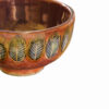 Hand-Painted Decorative Pottery Bowl - Viana Gradient Brown Design