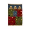 Batis Blue Animal Motif Kilim Rug - Handwoven Fars Persian Wool