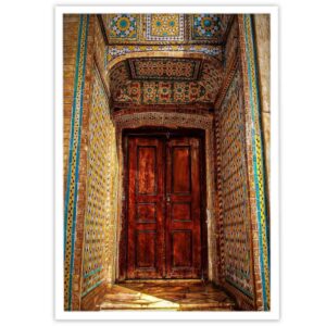Persian PVC Print with Frame – Tehran City Wall Art