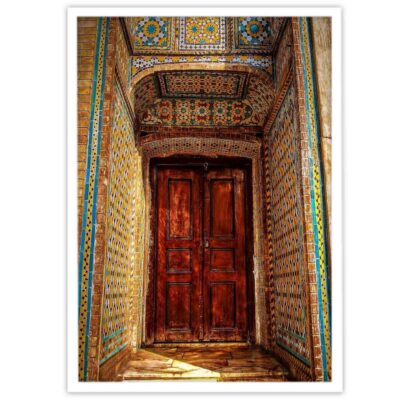 Tehran City Backlit Print Wall Panel – Persian Architectural Art