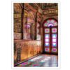 Persian PVC Print with Frame - Golestan Palace Wall Art