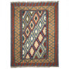 Geometric Kilim Rug from Firuzabad - Authentic Handwoven Persian Wool