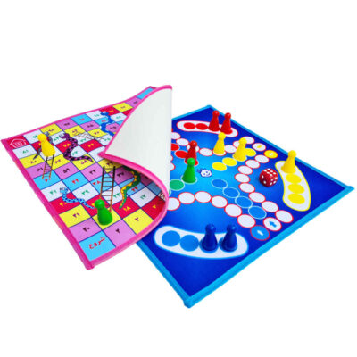Mensch ärgere Dich nicht (Ludo) & Snakes & Ladders Game Set