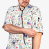 Men's White Nursing Scrub Top & Cap Set – Clean & Comfortable
