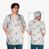 Men's White Nursing Scrub Top & Cap Set – Clean & Comfortable