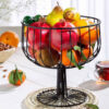 Metal Wire Fruit Basket Model Footed