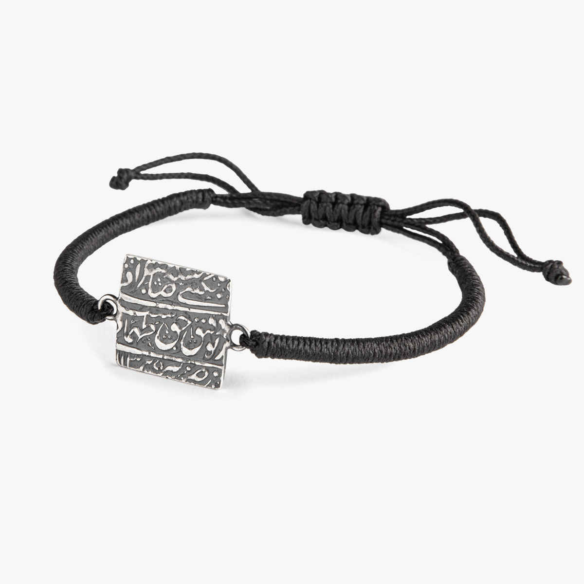 Minimalist Persian String Silver Bracelet – Saheb Gharan Design