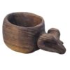 Rustic Wooden Cup - Handcrafted Camping Cup Model Buffalo