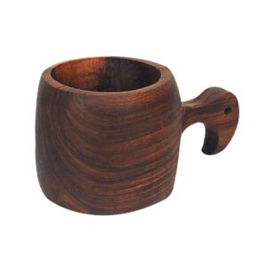 Rustic Wooden Cup – Handcrafted Camping Cup Model Dream