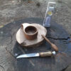 Rustic Wooden Cup - Handcrafted Camping Cup Model Nika