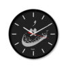 Persian Print Desk Clock Round with Calligraphy To