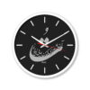 Persian Print Desk Clock Round with Calligraphy To