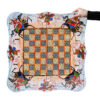 Handcrafted Persian Chogan Polo Miniature Wooden Marquetry Chess Board