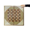 Persian Inlaid Wooden Marquetry Chess Board Model Saltanat