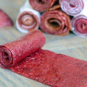 Persian Homemade Red Plum Fruit Leather Roll – Sour Lavashak, 800g