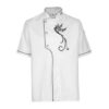 Embroidered Short Sleeve Chef's Jacket