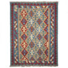 Firuzabad Yavar Geometric Kilim Rug - Authentic Handwoven Persian Wool