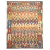Firuzabad Elahe Geometric Kilim Rug - Authentic Handwoven Persian Wool