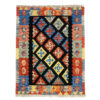 Firuzabad Viana Geometric Kilim Rug - Authentic Handwoven Persian Wool