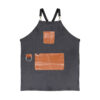 Leather Barista Apron – Model Jama – Sleek & Professional