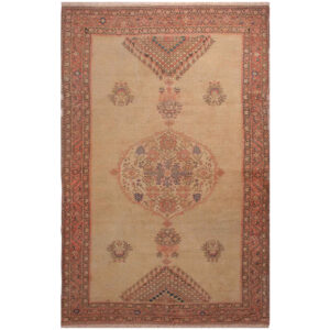 Traditional Haris Medallion Kilim Rug – Vintage Handwoven Wool Blend