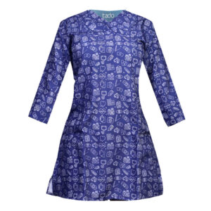 Women’s Blue Hospital Scrub Top – Fresh & Reliable