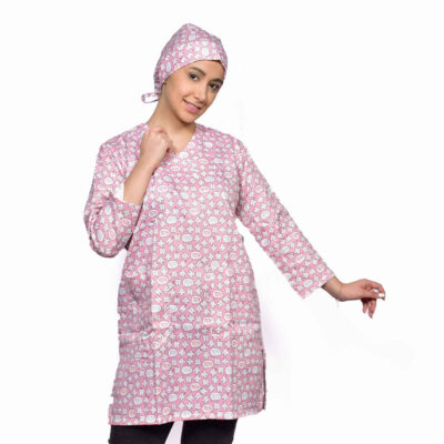 Modern Women's Dental Scrub Top – Professional Medical Uniform for Dentists & Dental Clinics