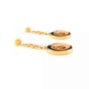 Persian Earrings Gold Plated for Women Pomegranate Anar