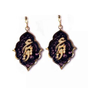 Persian Earrings Gold Plated for Women Eshgh