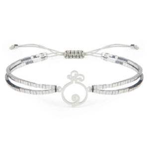 Persian Silver Beaded Bracelet for Women – Anar Model