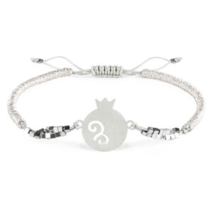 Persian Silver Beaded Bracelet for Women – Yalda Design