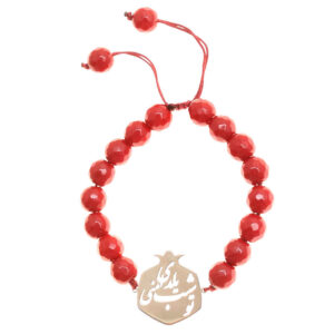 Persian Silver Beaded Bracelet for Women – Yalda Night Design