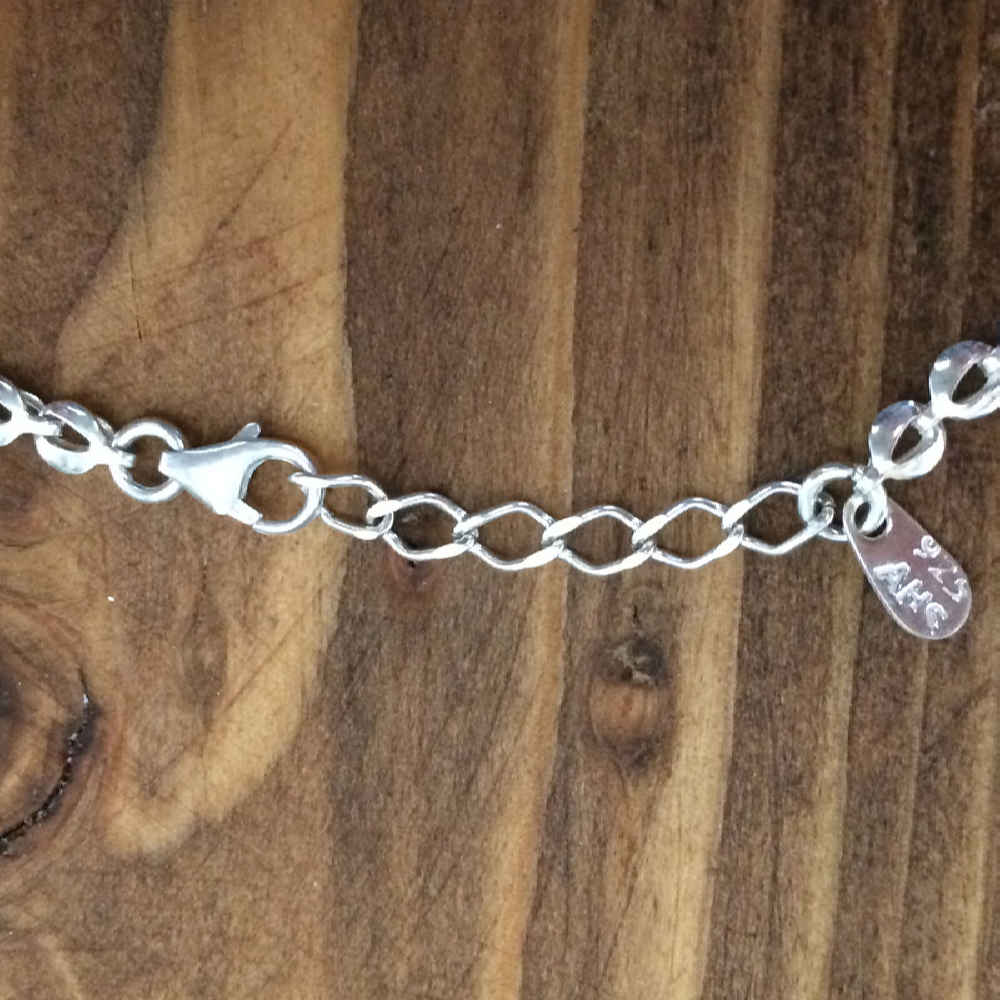 Silver Bracelet with Turquoise Gemstone for Women Afra